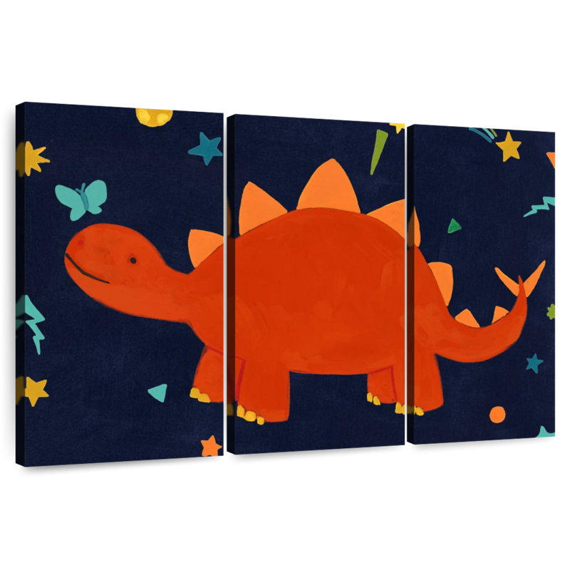 Brampt Starry Dinos I, 20" H x 33" W