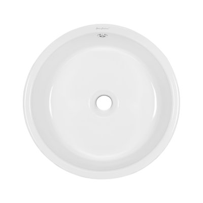 Monaco Round Ceramic Bathroom Vessel Sink