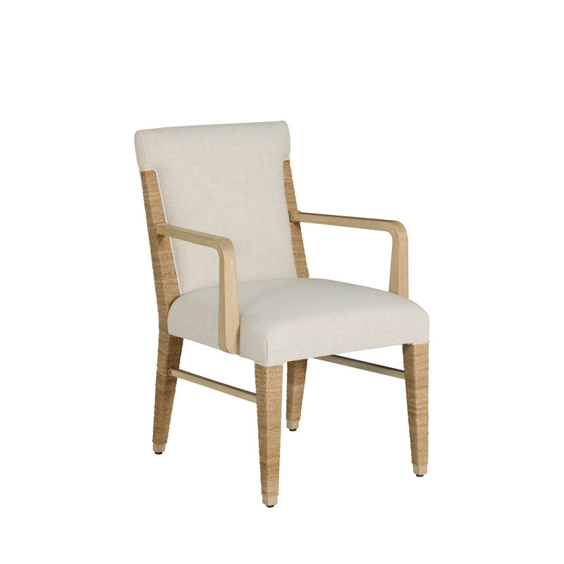 Maris Mahogany Handwoven Dining Arm Chair
