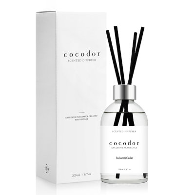 Diffuseur Cocodor White Label 200 ml (6,7 oz) / Baume et cèdre [ensemble de 28]