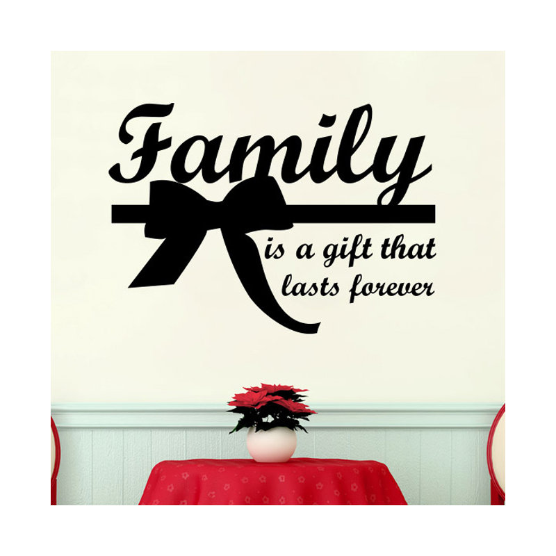 Wall Decal, Black, Medium