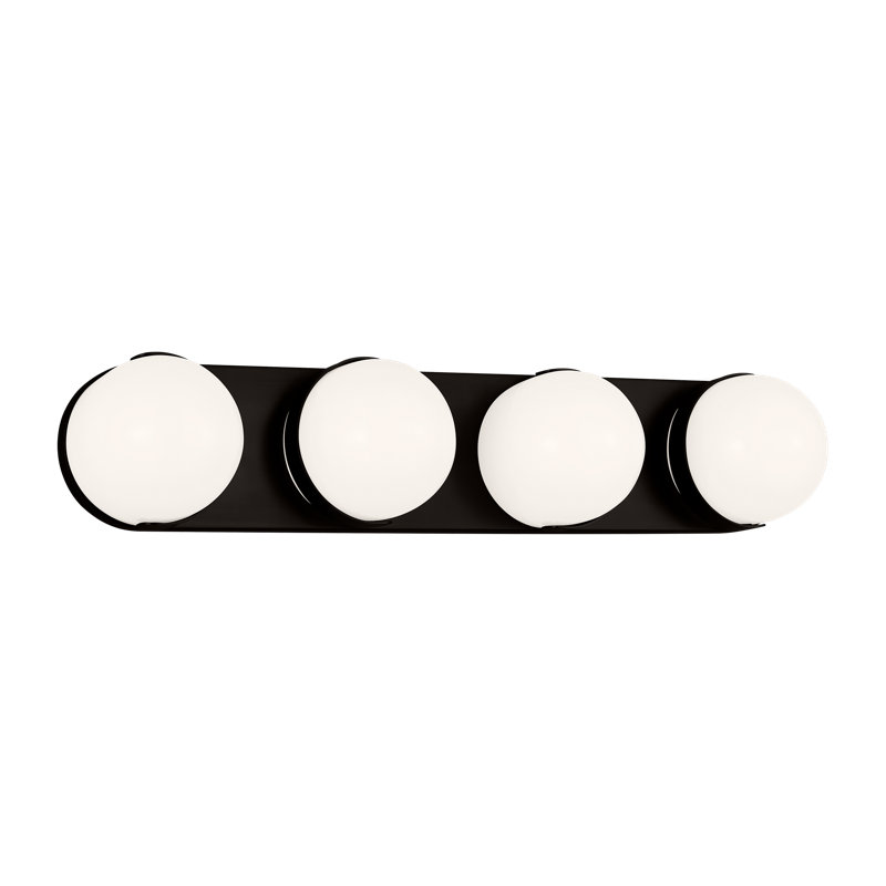 Syrie 4 - Light Dimmable LED Bath Bar, Aged Iron