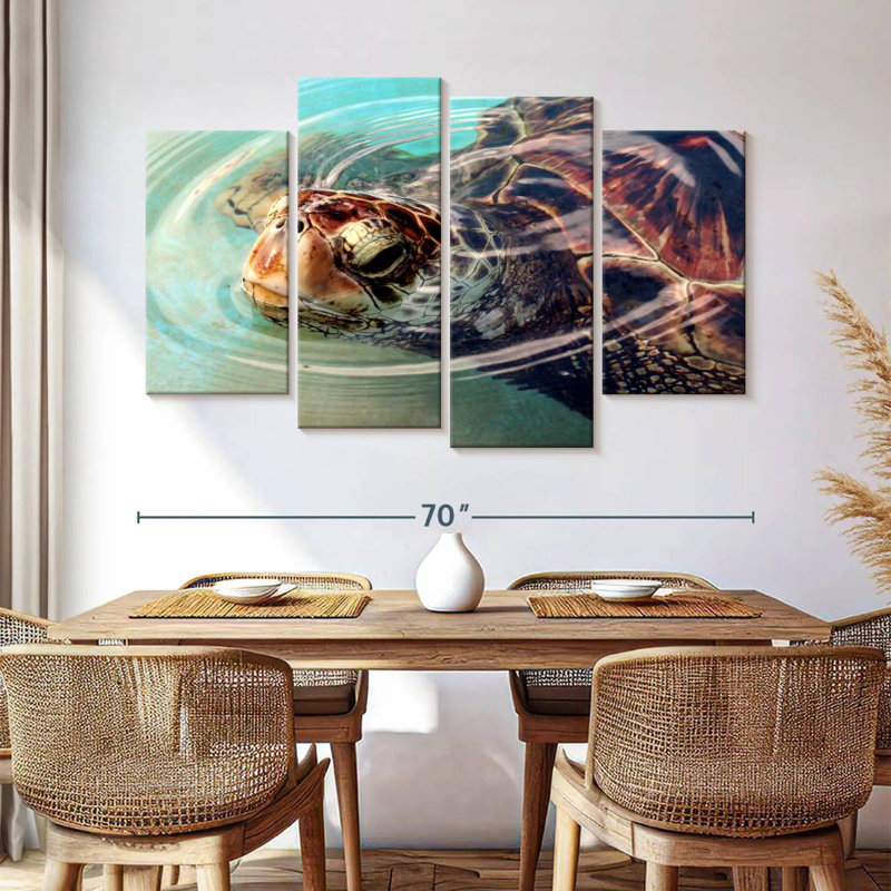 Brampt Peaking Turtle, 42" H x 68" W