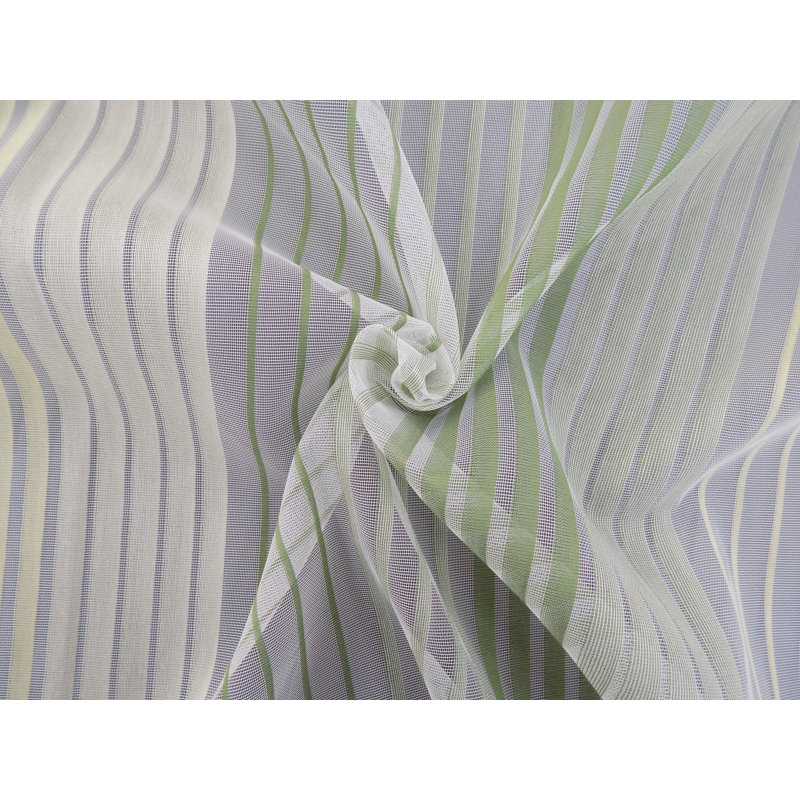 Shaul Semi Sheer Curtain Single Panel, 450cm Width x 145cm Drop, Grey/Blue