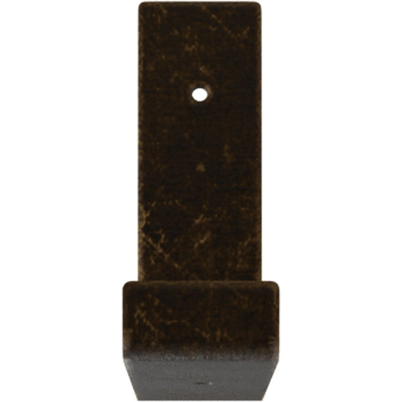 Support de tablette en acier, H 5 po x l 2 po x P 10 po, Antiqued Brass