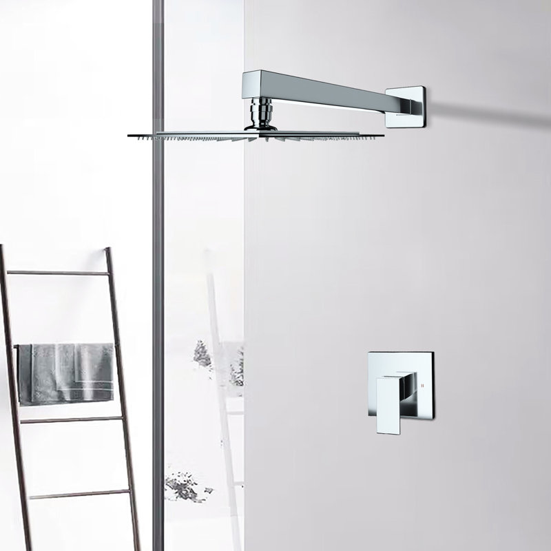 Robinet de douche mural avec soupape fixe - Fabrication en laiton raffiné