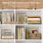 72.1" Triple Row 6-Tier White Open Bookshelf, Large Cube Storage Bookcase with 18 Storage Cubes, Display Shelving Unit for Home & Office-926512859