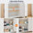 Mayrani 43" Rolling  Kitchen Island with Storage and Power Outlet-270499879