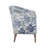 Carmorn Ocean Upholstered Barrel Club Chair with Wood Legs