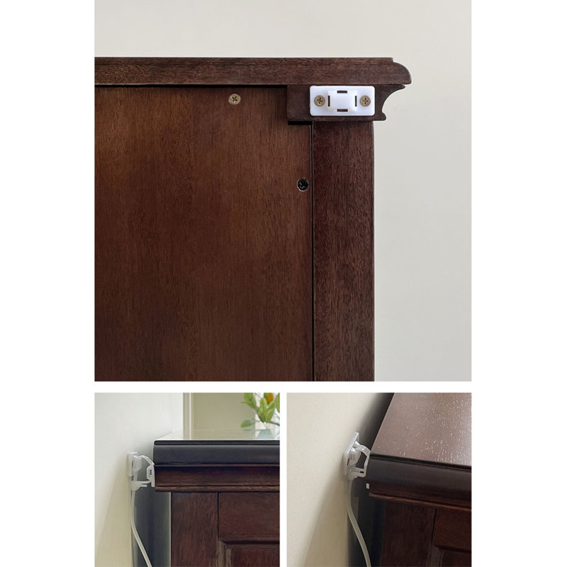 American country style desk, Dark Brown