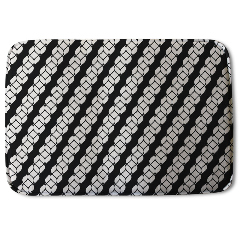 Ajalon Memory Foam Non-Slip Bath Rug