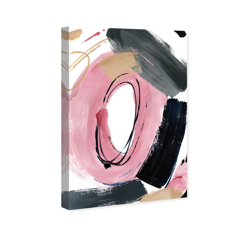 " Abstract Blushing For You " Painting Print, Wrapped Canvas, 30" H x 20" W