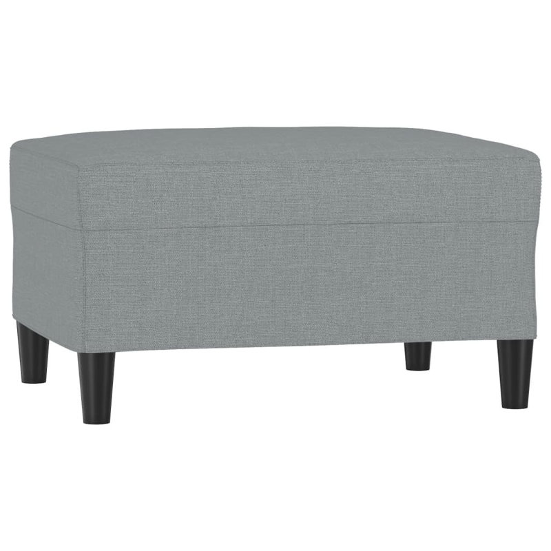 Repose-pieds pour repose-pieds Kaizyn, 100 % polyester gris clair