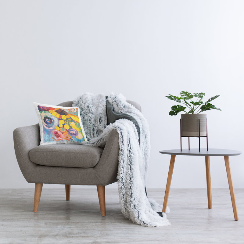 Floral Throw Pillow