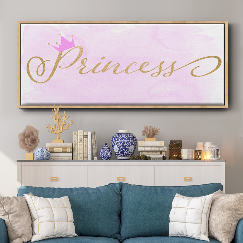 Princess- Framed Canvas, 20" H x 50" W