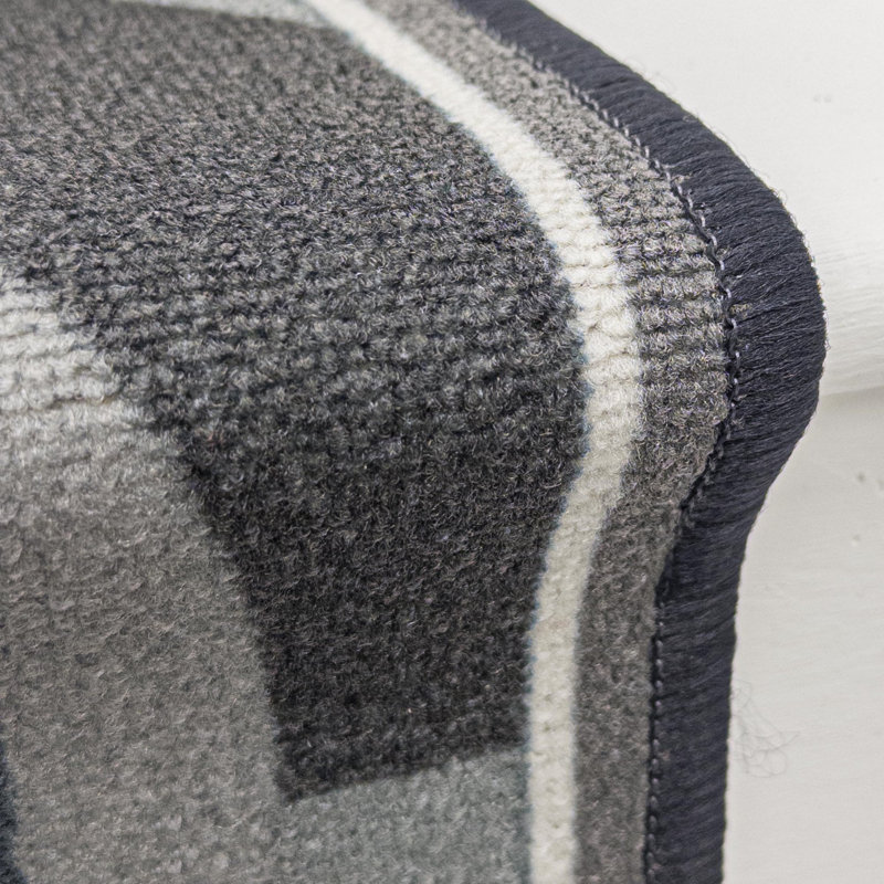 Stair Runner Geometric Shapes Area Rug, Runner 66 x 450 cm