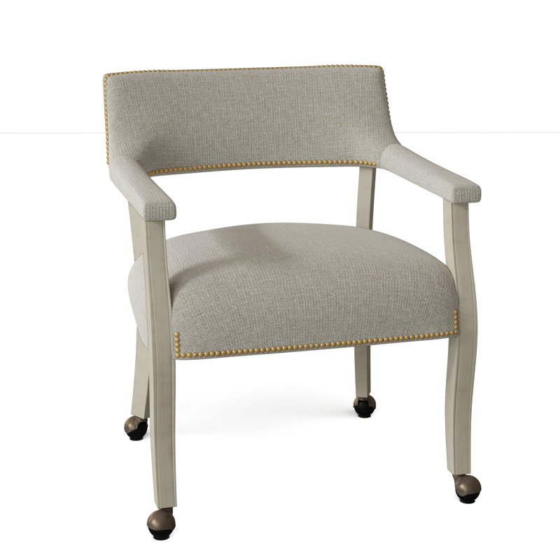 Thayer Armchair, Aged Bronze, Platinum (3160 63), Tobacco