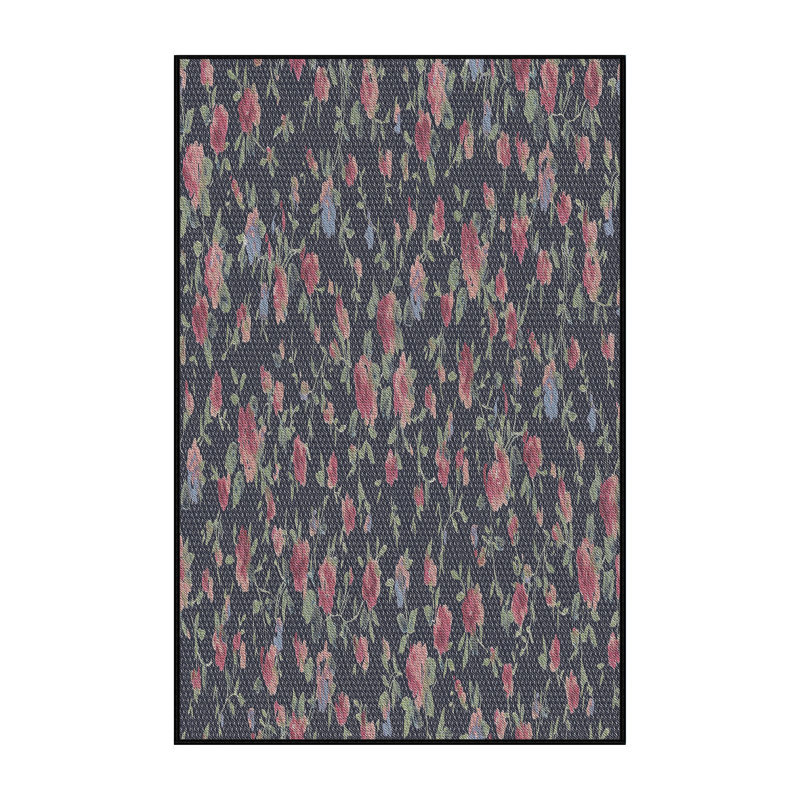 Tapis noir / rose Power Loom, Rectangle 2 pi x 3 pi