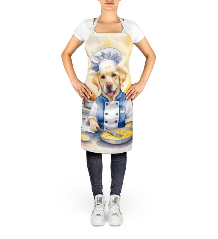 Tablier jaune Labrador Retriever The Chef