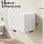 Meuble-lavabo mural 30 po pour meuble-lavabo mural flottant blanc, lavabo non inclus-699315673