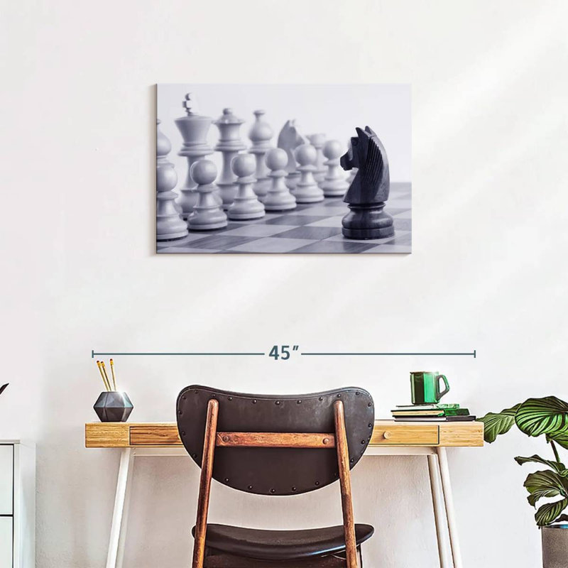 Senne Chess Game Knight, 20" H x 30" W