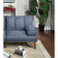 Canapé ajustable 1pc bleu marine