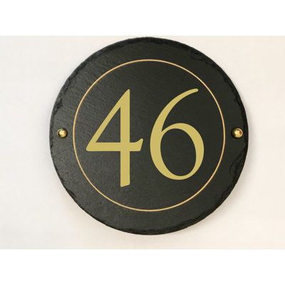 Easingwold 24cm H Stone House Number