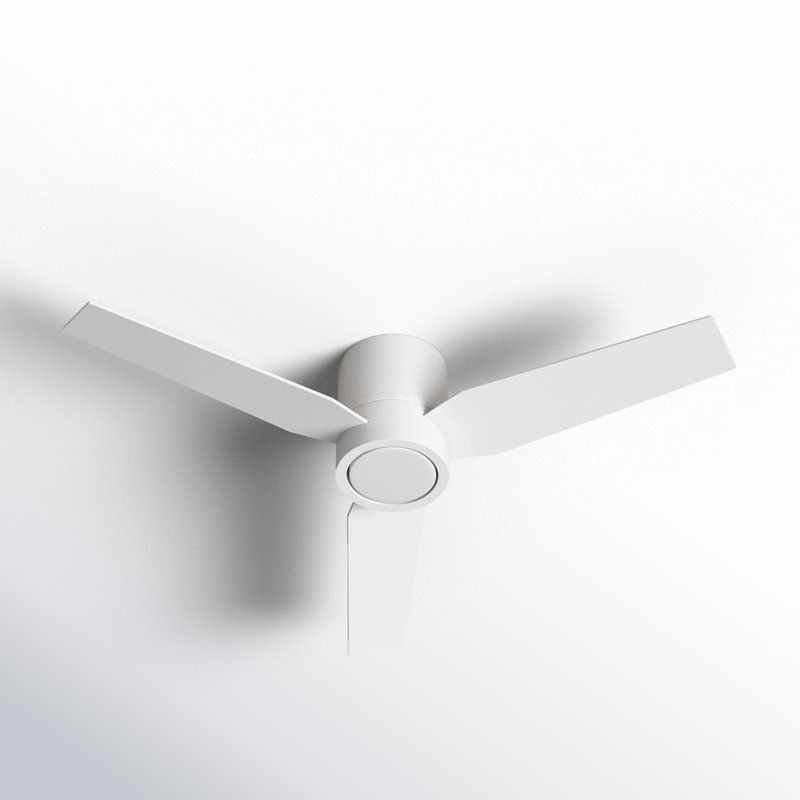 Reyka 44'' Ceiling Fan with LED Lights, Satin White