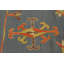 Tapis oriental gris en laine noué à la main de 5 pi 11 po x 8 pi Madhvi