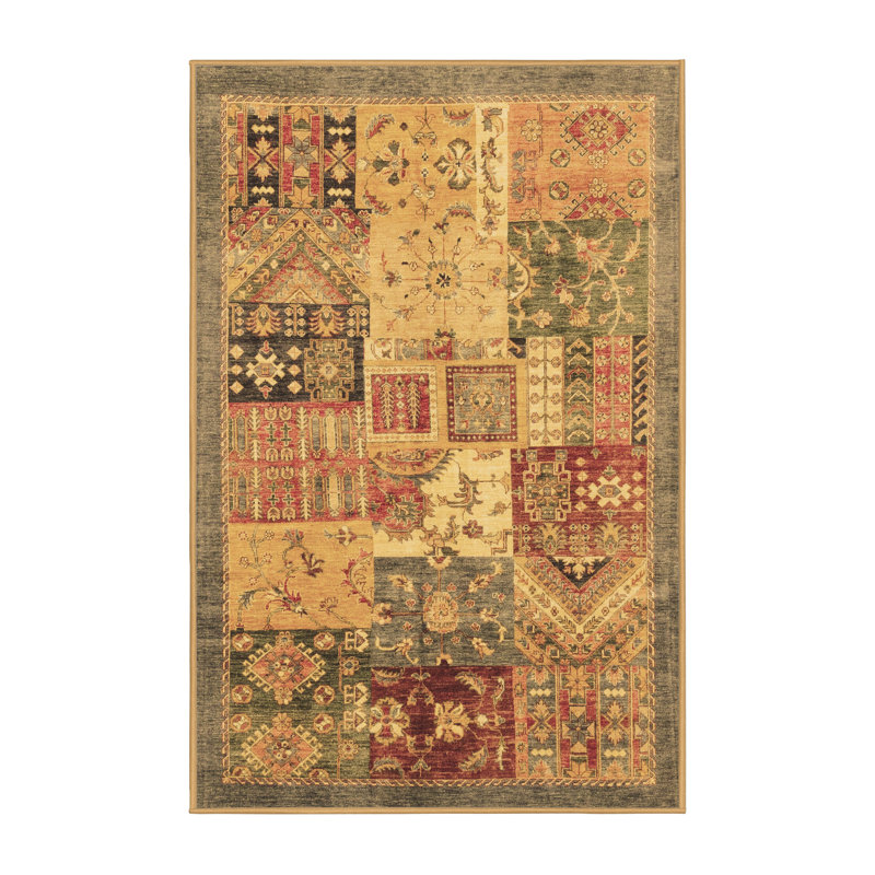 Abstract Indoor Rug, Rectangle 6' x 9'