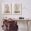 "Natural Flower Outline", ensemble de 2 toiles murales par Regina Moore-1708041819