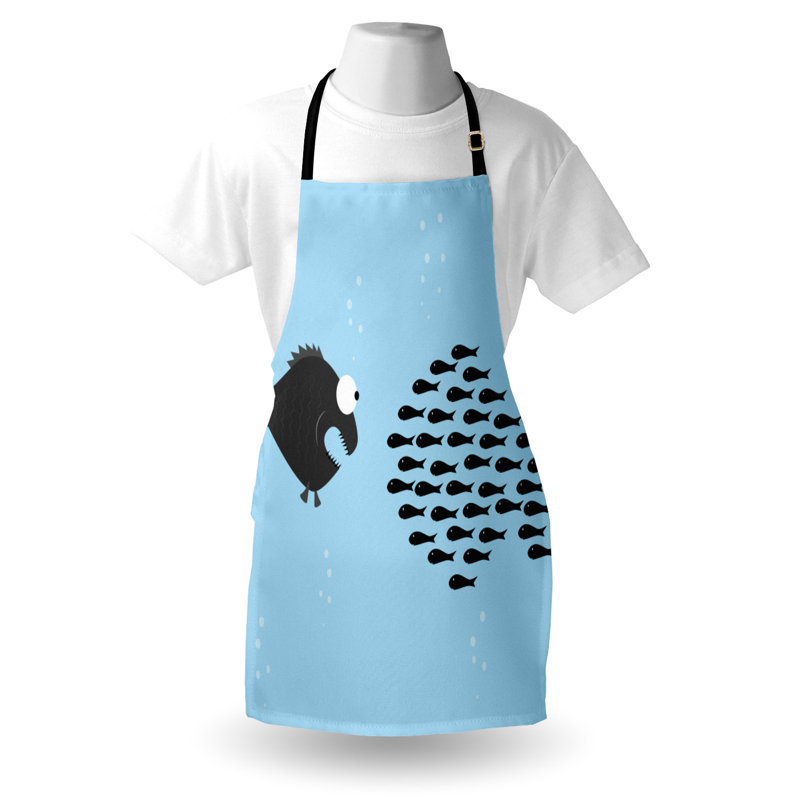 No Pattern Bib Apron