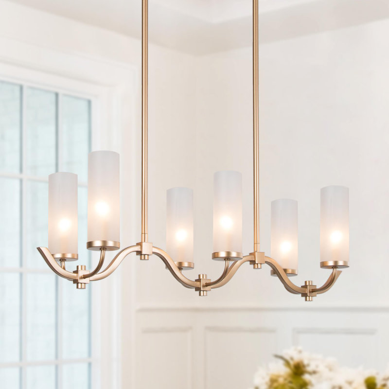 Lustre linéaire unique à 6 lumières Acari