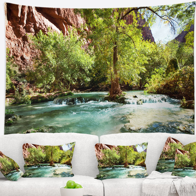 Polyester Tapestry, 50" H x 60" W