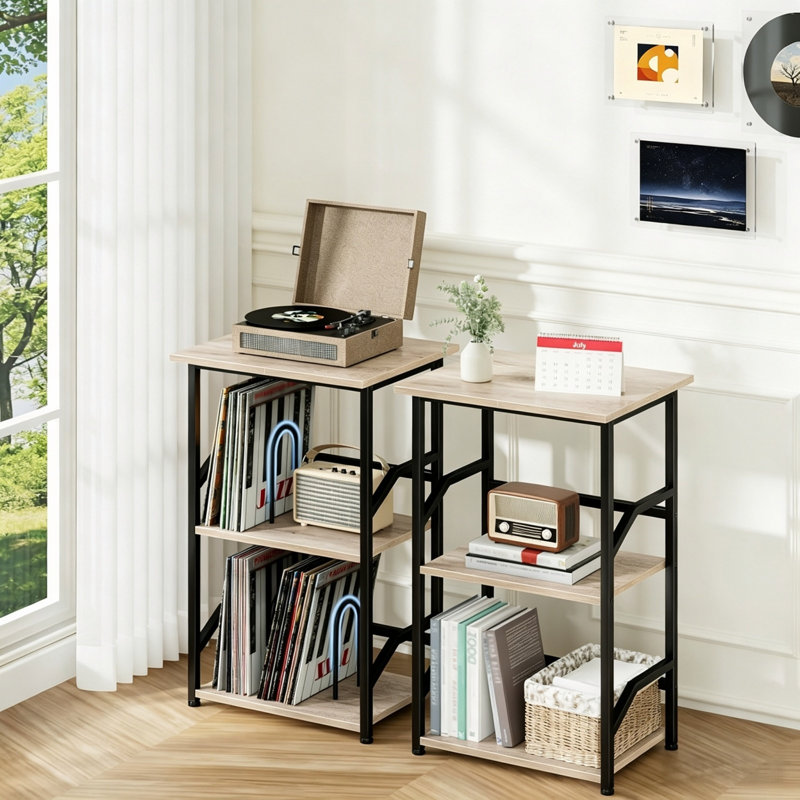 75.2 cm H Media Shelves