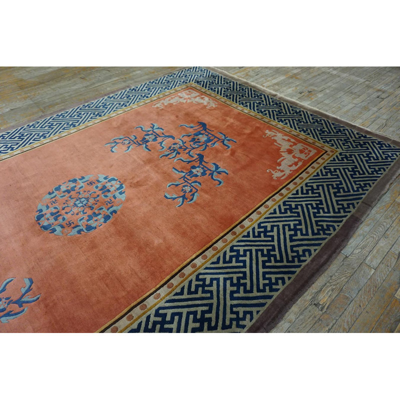 Antique Chinese Room Size Wool Rug
