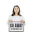 Enseigne en plastique Go Go Go Now Now Git 13 po x 20 po-119529374