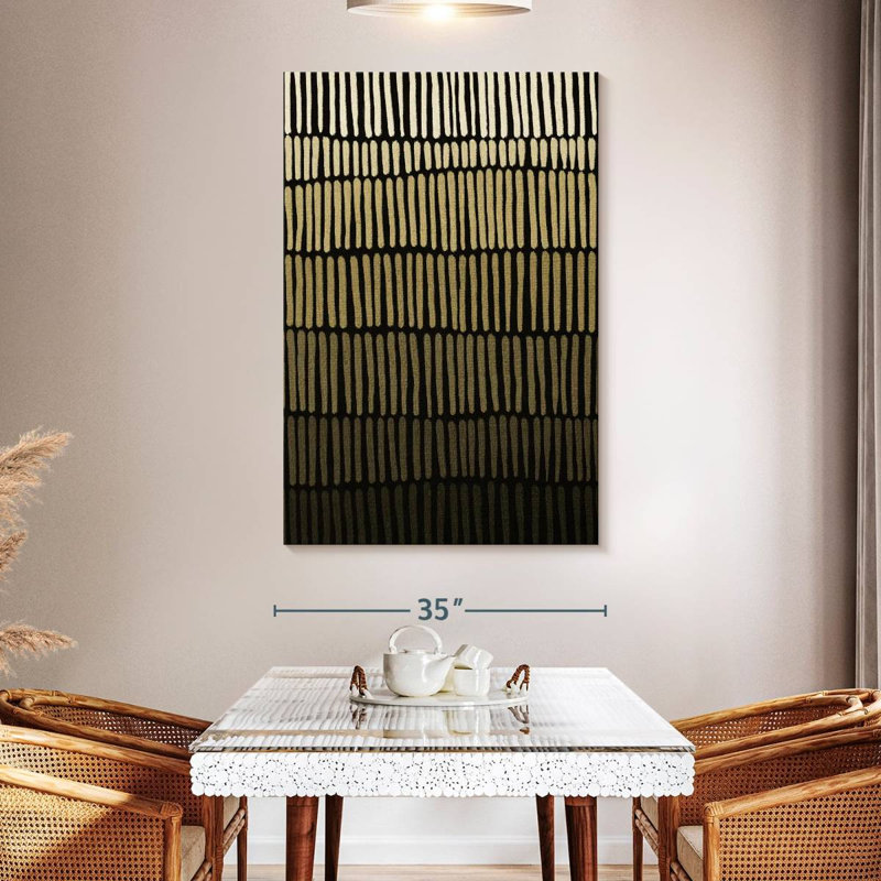 Avery Gradient Ethnic Lines, 51" H x 34" W