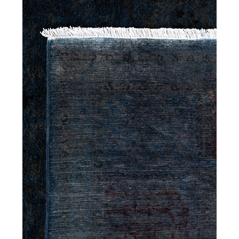 Overdyed One-of-a-Kind 6' 1" X 8' 9" Hand Knotted Area Rug