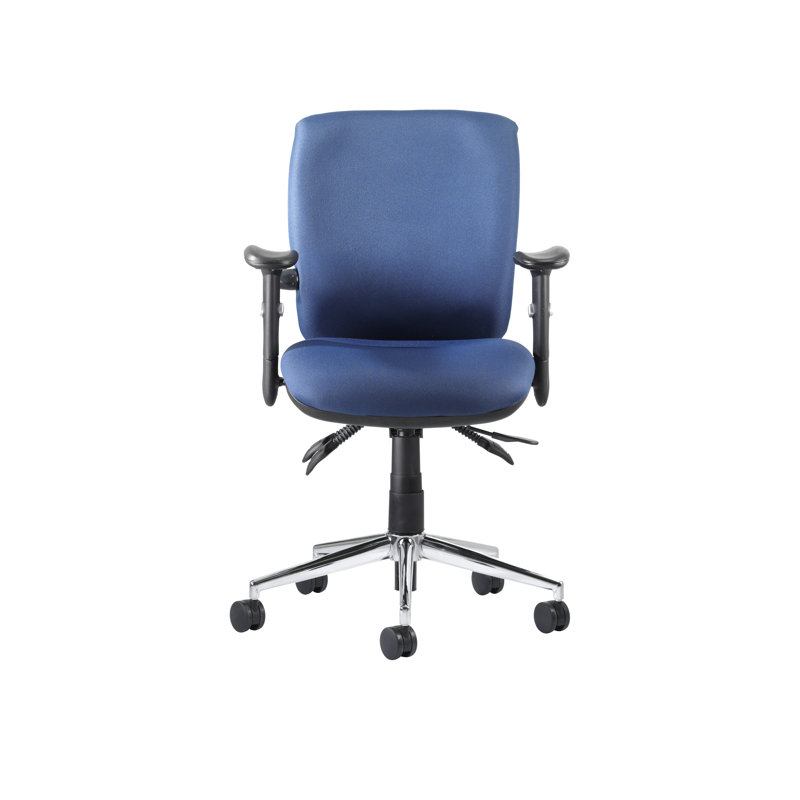 Asbjerg Polyester Blend Office Chair, Blue