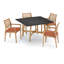 Wexford And Mera Outdoor 5 - Piece Dining Set with Cushions-434515362