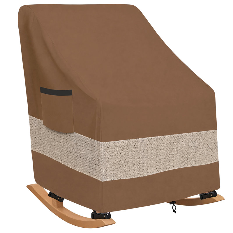 Housse imperméable pour chaise d'extérieur imperméable, H 38,5 po x l 37 po x P 39 po