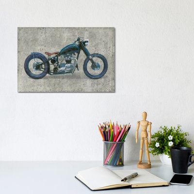 Lets Roll I Grunge by James Wiens - Wrapped Canvas Print
