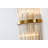 Transitional 2 Light Glass Rod Wall Sconce-27042669