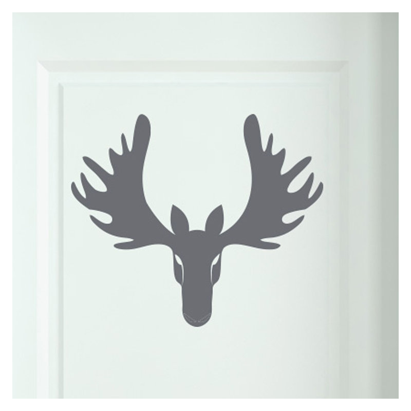 Animals Wall Decal, Grey