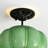 1-Light Green Pumpkin Pendant Light