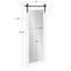 Dayanah Modern Farmhouse Distressed Accent Mirror-872026708-841316148