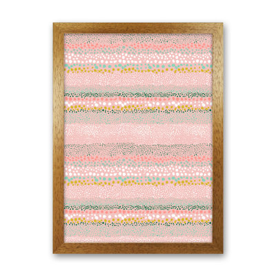 Little Textured Minimal Dots Pink - Print