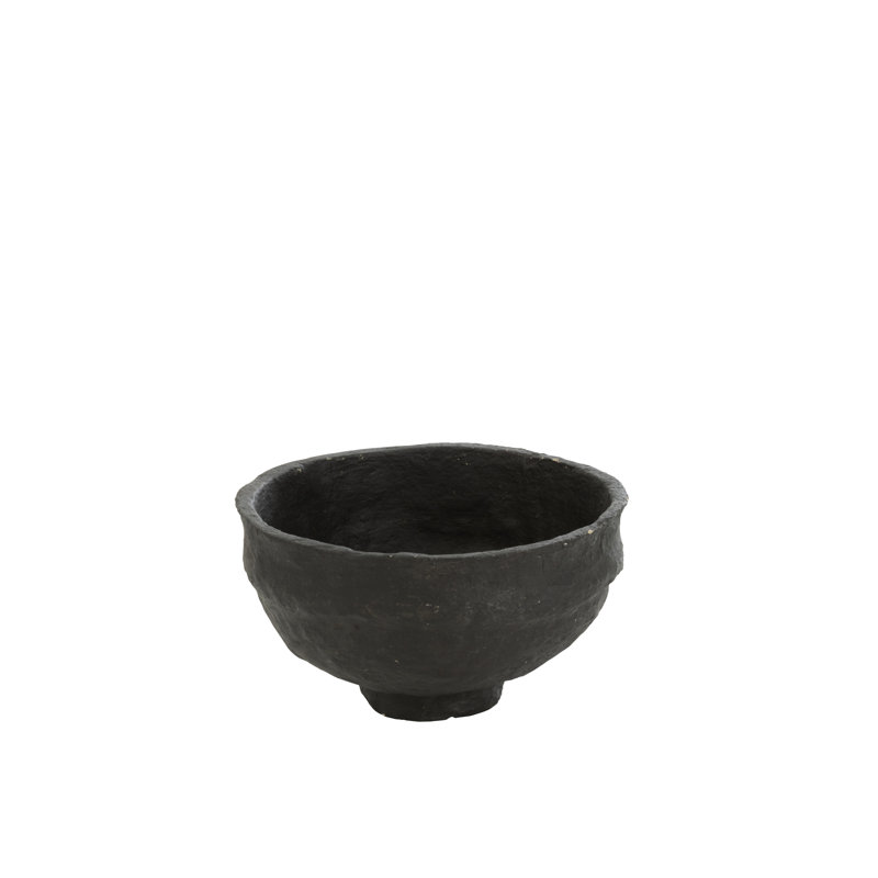 Piper Decorative Bowl, 20cm H x 38cm W x 38cm D, Black
