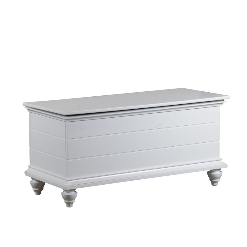 Kittrell Storage Bench, Bright White